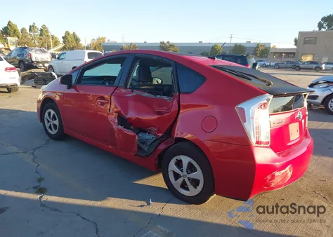 2013 Toyota Prius Four z USA, uszkodzony, nr VIN JTDKN3DU0D5660427